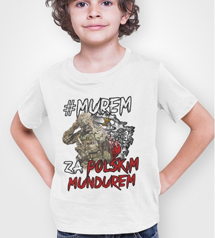 Koszulka dziecięca MUREM ZA POLSKIM MUNDUREM 4
